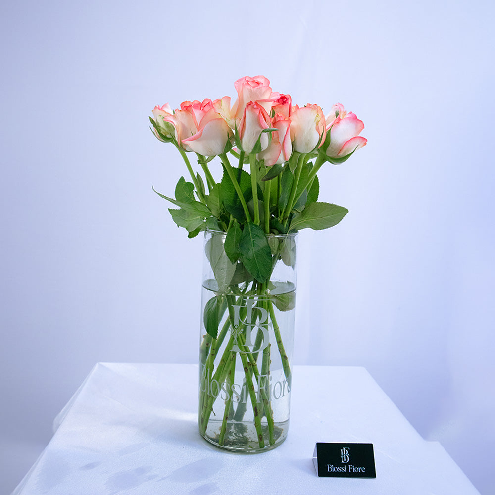 Glass Aura Jumelia Roses