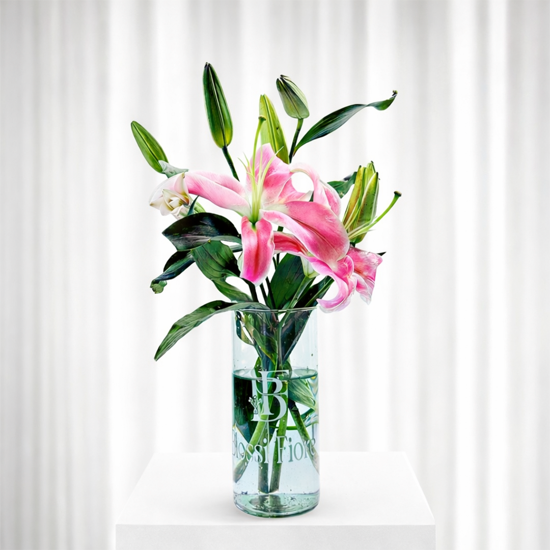 Glass Aura - Oriental Lilies