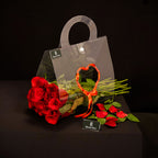 Heart Crystal Tote - Roses Edition